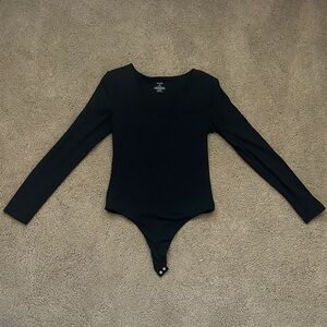 Black Long Sleeve bodysuit